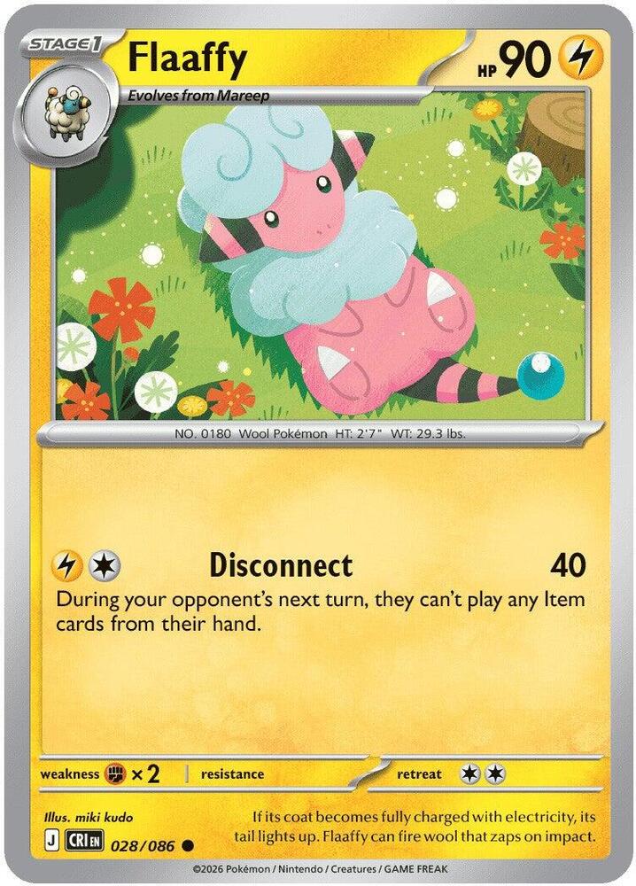 Flaaffy - ME04: Chaos Rising (CRI) Magic The Gathering