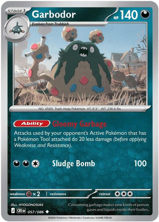 Garbodor - ME04: Chaos Rising (CRI) Pokemon