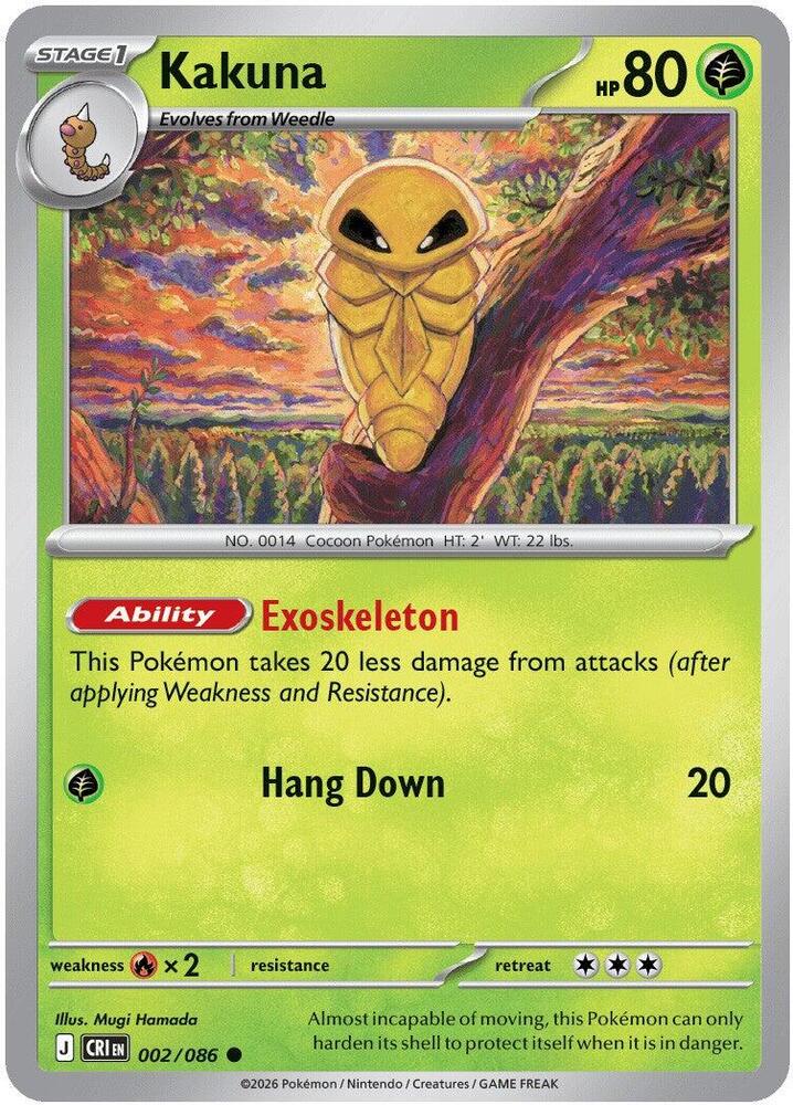 Kakuna - ME04: Chaos Rising (CRI) Magic The Gathering