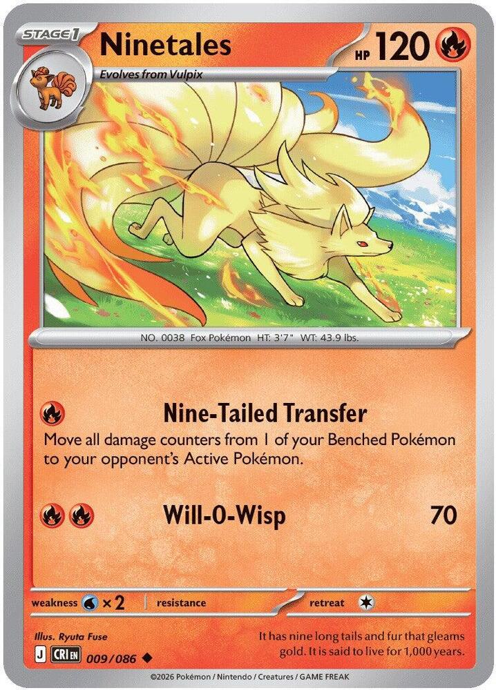 Ninetales - ME04: Chaos Rising (CRI) Pokemon