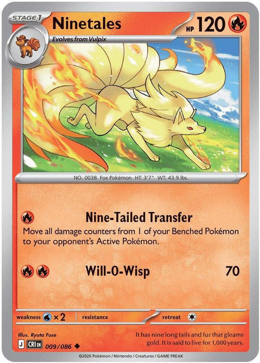 Ninetales - ME04: Chaos Rising (CRI) Pokemon