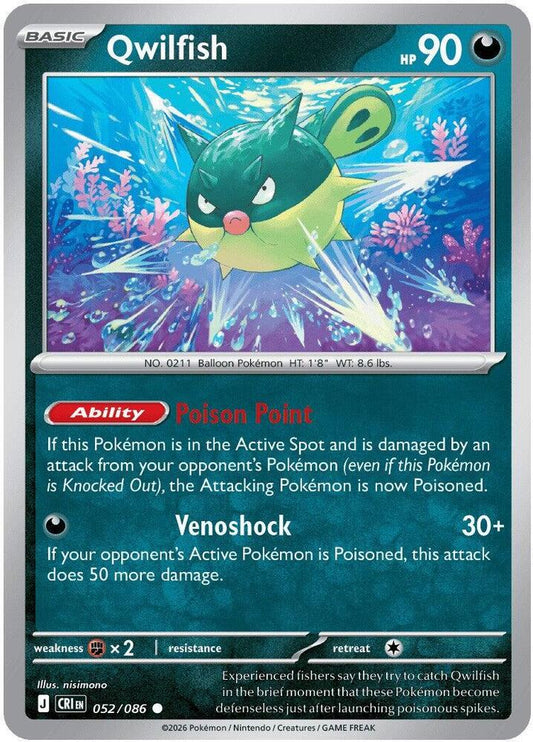 Qwilfish - ME04: Chaos Rising (CRI) Pokemon