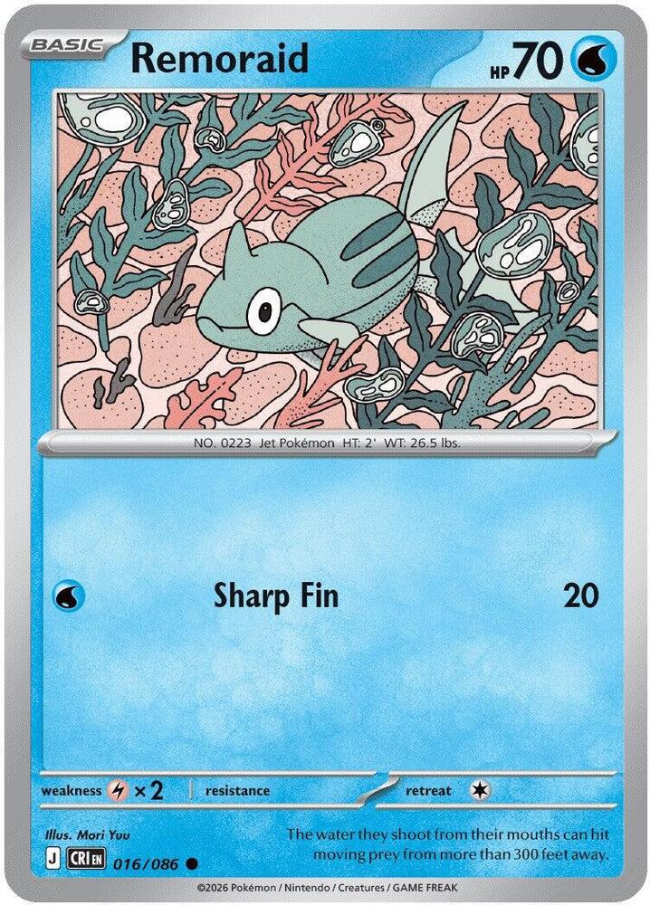 Remoraid - ME04: Chaos Rising (CRI) Magic The Gathering