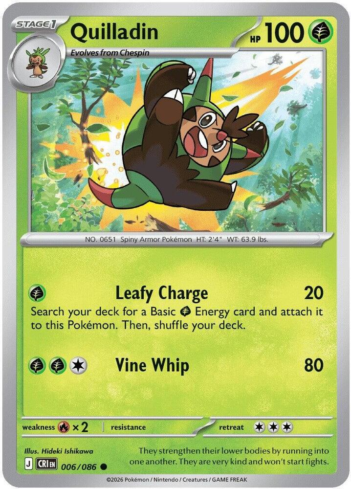 Quilladin - ME04: Chaos Rising (CRI) Magic The Gathering