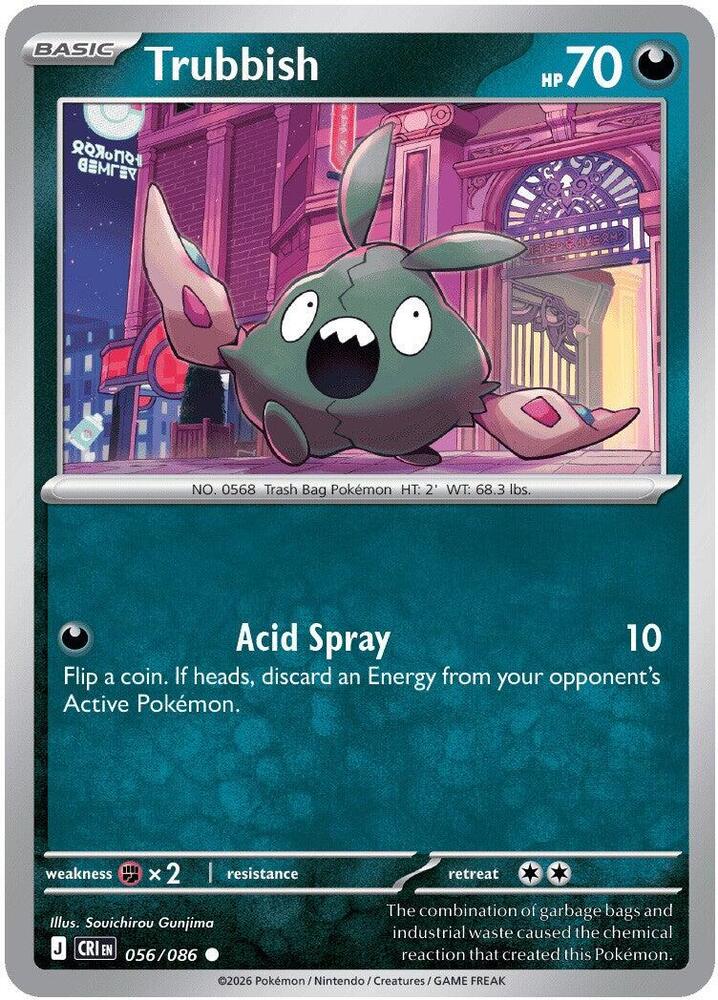 Trubbish - ME04: Chaos Rising (CRI) Pokemon