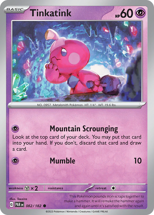 Tinkatink (082/182) [Scarlet & Violet: Paradox Rift] Pokemon