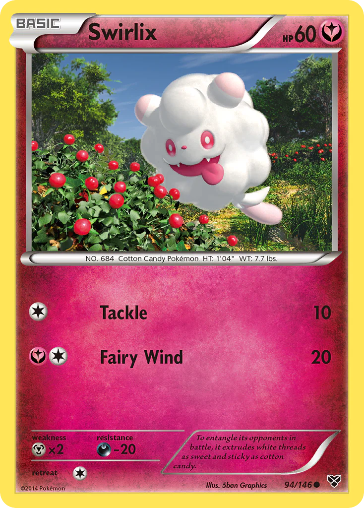 Swirlix (94/146) [XY: Base Set] Pokemon