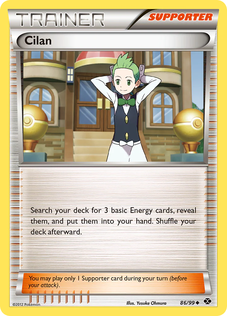 Cilan (86/99) [Black & White: Next Destinies] Pokemon