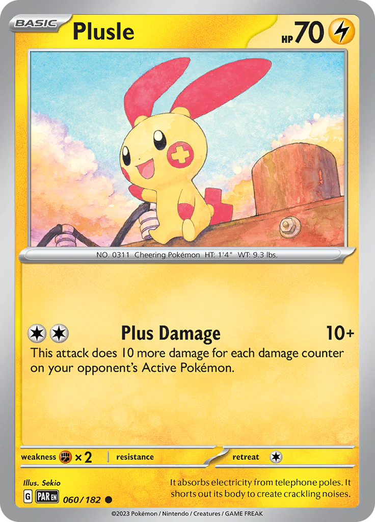 Plusle (060/182) [Scarlet & Violet: Paradox Rift] Pokemon