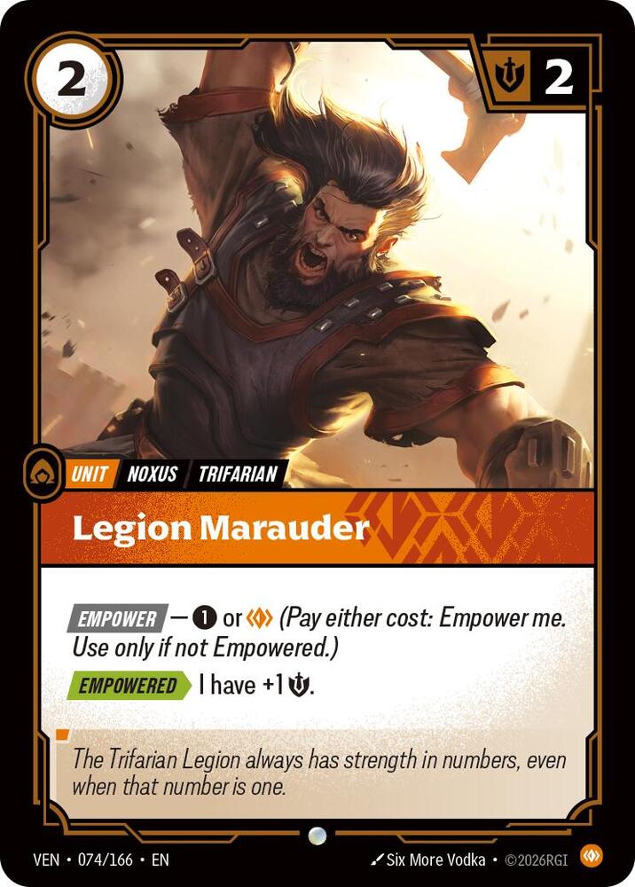 Legion Marauder - Vendetta (VEN) Armchair Generals