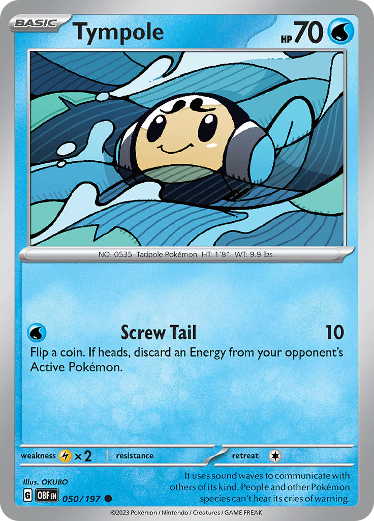 Tympole (050/197) [Scarlet & Violet: Obsidian Flames] Pokemon