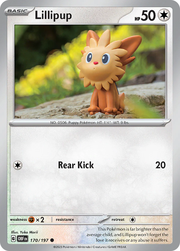 Lillipup (170/197) [Scarlet & Violet: Obsidian Flames] Pokemon