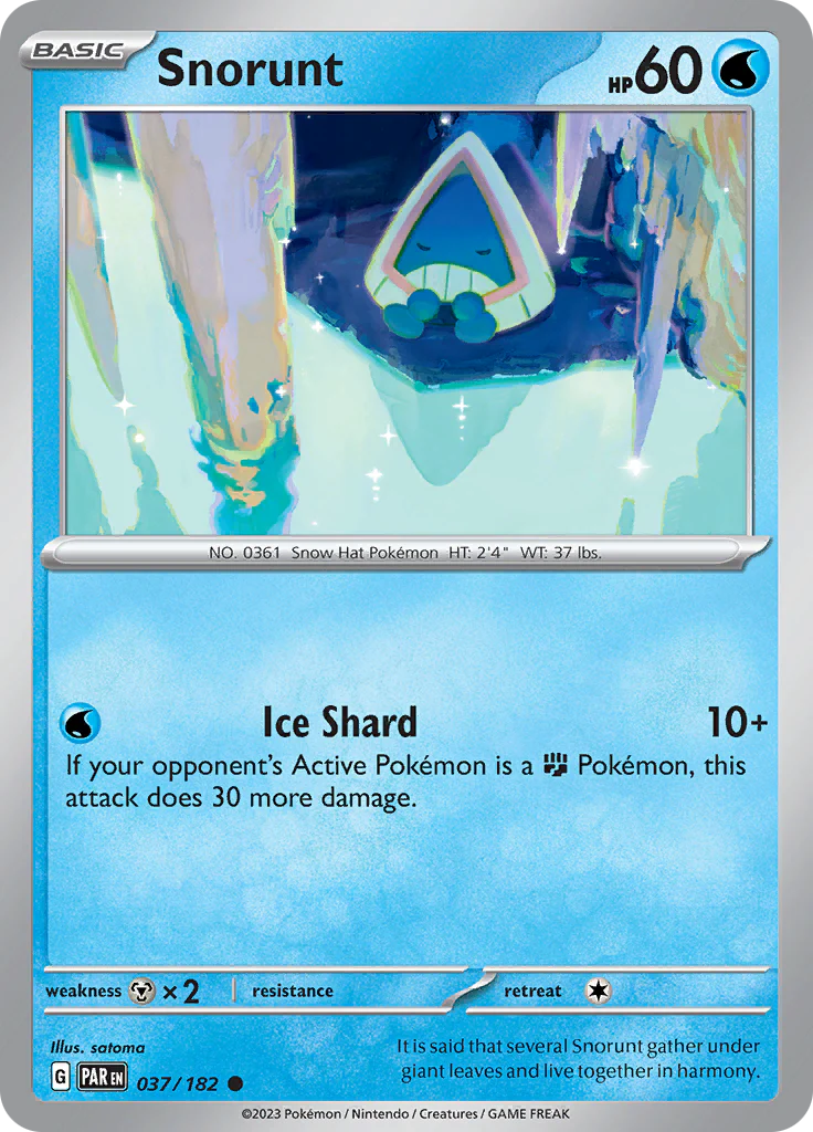 Snorunt (037/182) [Scarlet & Violet: Paradox Rift] Pokemon