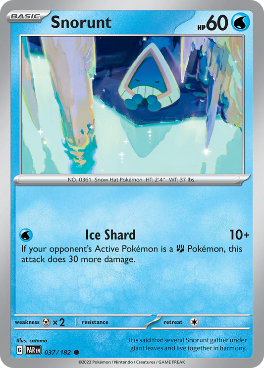 Snorunt (037/182) [Scarlet & Violet: Paradox Rift] Pokemon