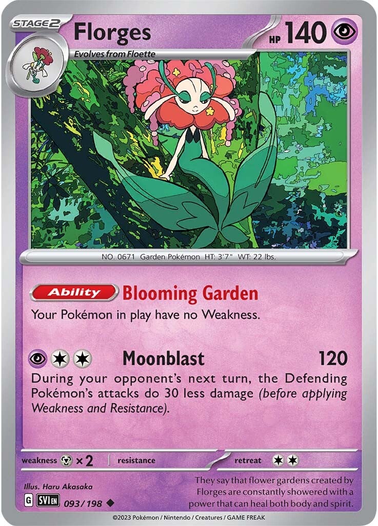 Florges (093/198) [Scarlet & Violet: Base Set] Pokemon