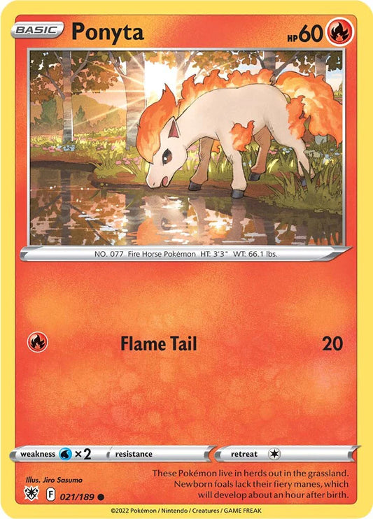 Ponyta (021/189) [Sword & Shield: Astral Radiance] Pokemon