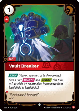 Vault Breaker - Unleashed (UNL) Armchair Generals