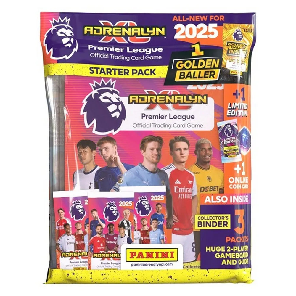 Panini 2025 Premier League Adrenalyn XL Trading Cards Starter Pack Panini