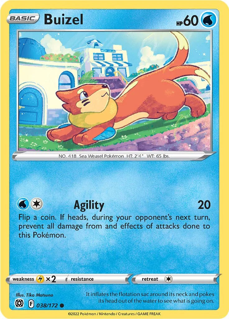 Buizel (038/172) [Sword & Shield: Brilliant Stars] Pokemon