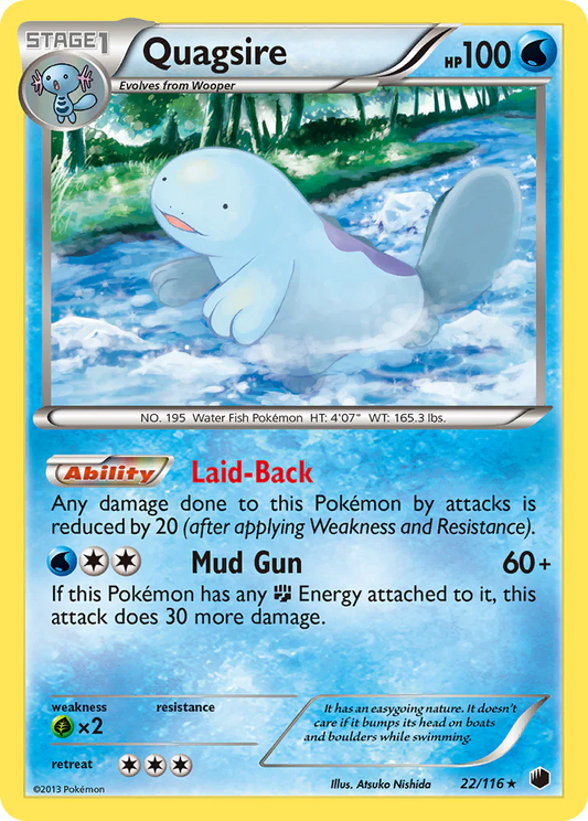 Quagsire (22/116) [Black & White: Plasma Freeze] Magic The Gathering