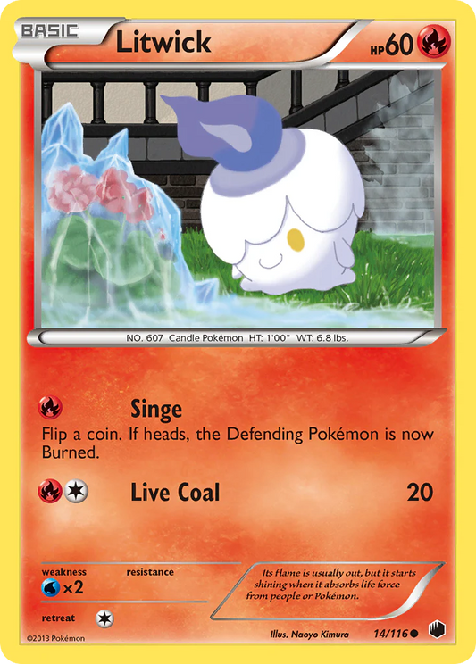 Litwick (14/116) [Black & White: Plasma Freeze] Pokemon