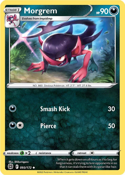 Morgrem (093/172) [Sword & Shield: Brilliant Stars] Pokemon