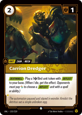 Carrion Dredger - Unleashed (UNL) Armchair Generals
