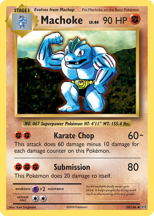 Machoke (58/108) [XY: Evolutions] Pokemon