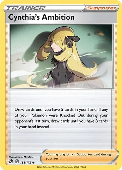 Cynthia's Ambition (138/172) [Sword & Shield: Brilliant Stars] Pokemon