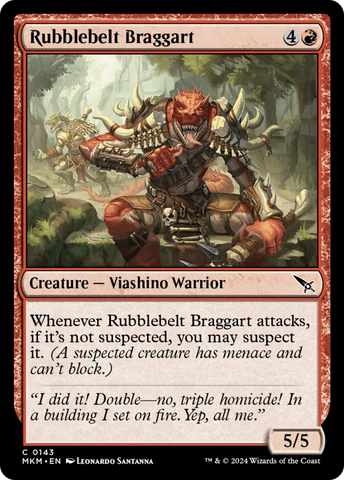 Rubblebelt Braggart Magic The Gathering