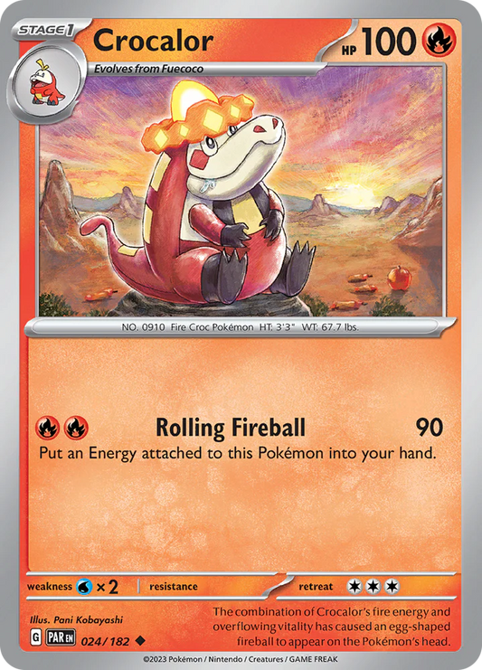 Crocalor (024/182) [Scarlet & Violet: Paradox Rift] Pokemon