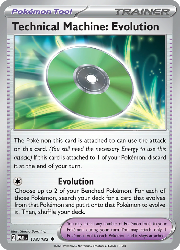 Technical Machine: Evolution (178/182) [Scarlet & Violet: Paradox Rift] Pokemon