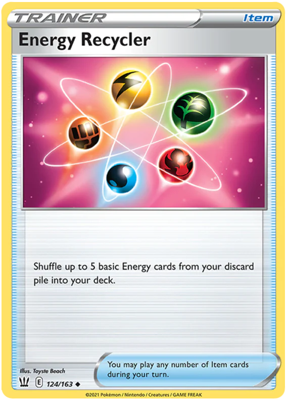 Energy Recycler (124/163) [Sword & Shield: Battle Styles] Pokemon