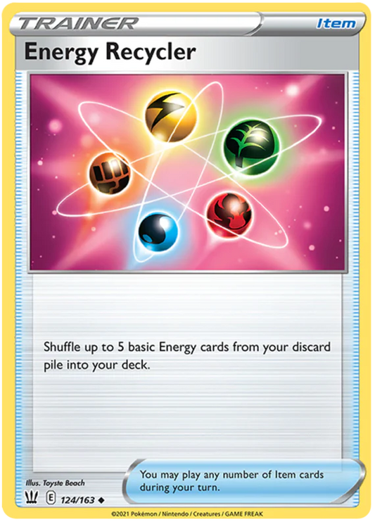 Energy Recycler (124/163) [Sword & Shield: Battle Styles] Pokemon