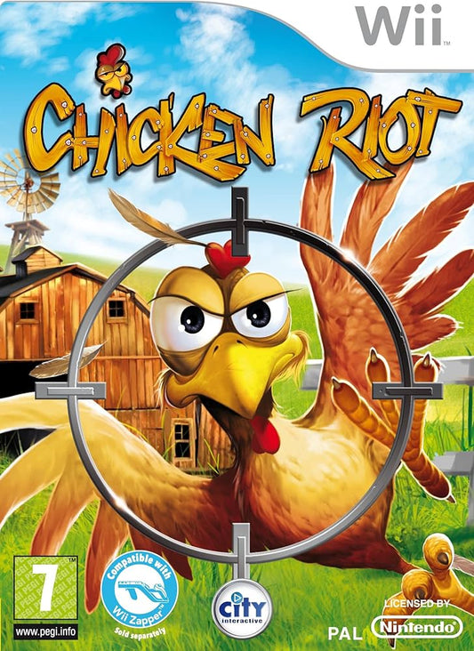 Chicken Riot PAL Wii (Complete) Armchair Generals