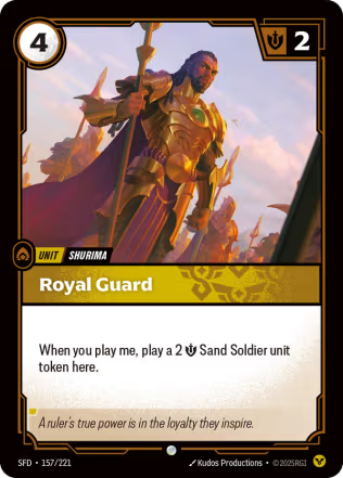 Royal Guard - Spiritforged (SFD) Armchair Generals