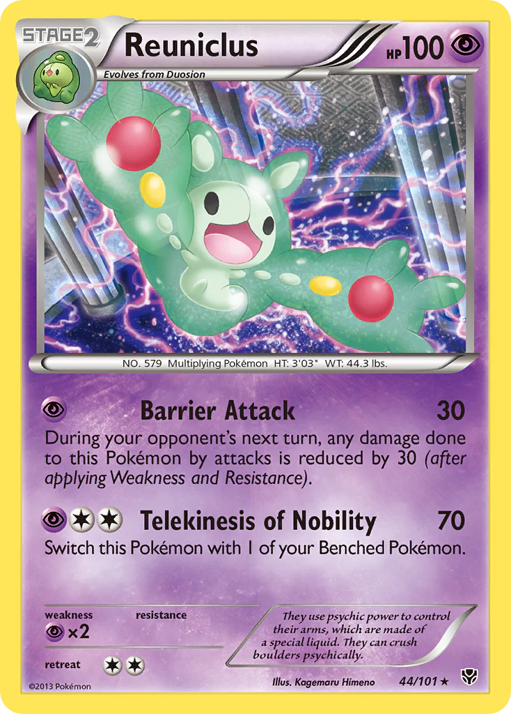 Reuniclus (44/101) [Black & White: Plasma Blast] Pokemon