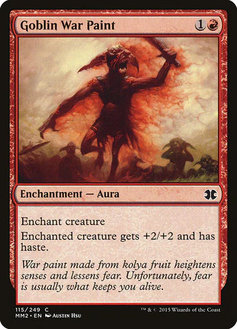 Goblin War Paint Magic The Gathering