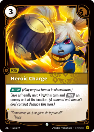 Heroic Charge - Unleashed (UNL) Armchair Generals