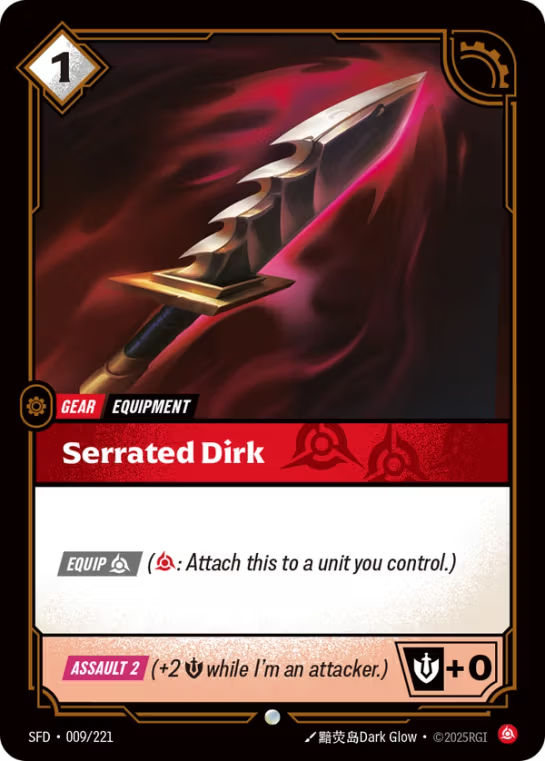 Serrated Dirk - Spiritforged (SFD) Armchair Generals