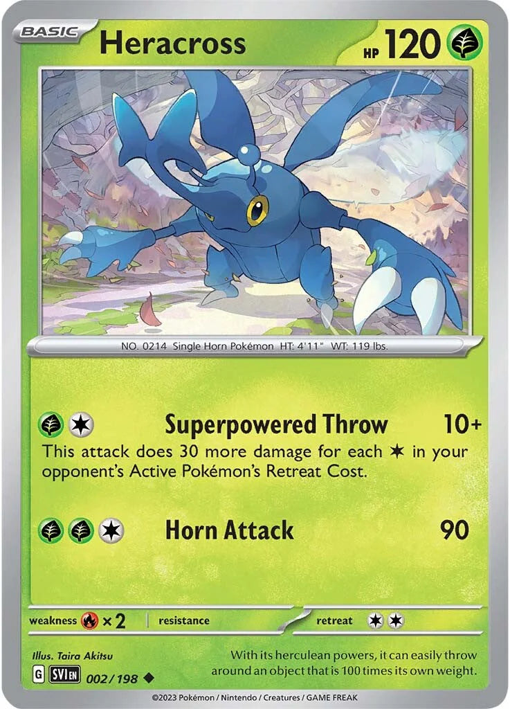 Heracross (002/198) [Scarlet & Violet: Base Set] Pokemon