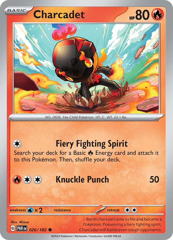 Charcadet (026/182) [Scarlet & Violet: Paradox Rift] Pokemon