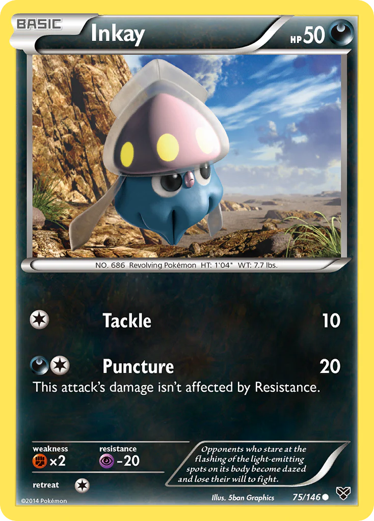 Inkay (75/146) [XY: Base Set] Pokemon