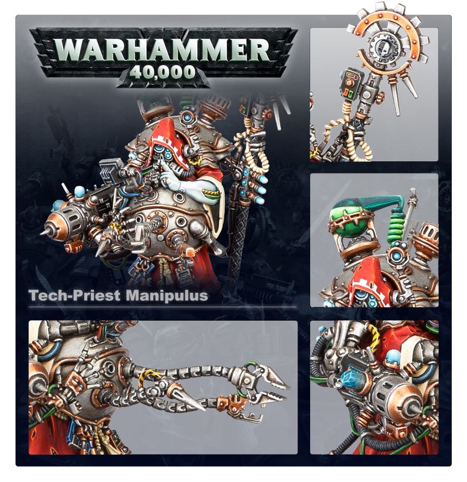 Warhammer 40K: ADEPTUS MECHANICUS TECH-PRIEST MANIPULUS