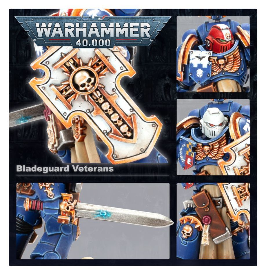 Warhammer 40K: SPACE MARINES BLADEGUARD VETERANS Games Workshop