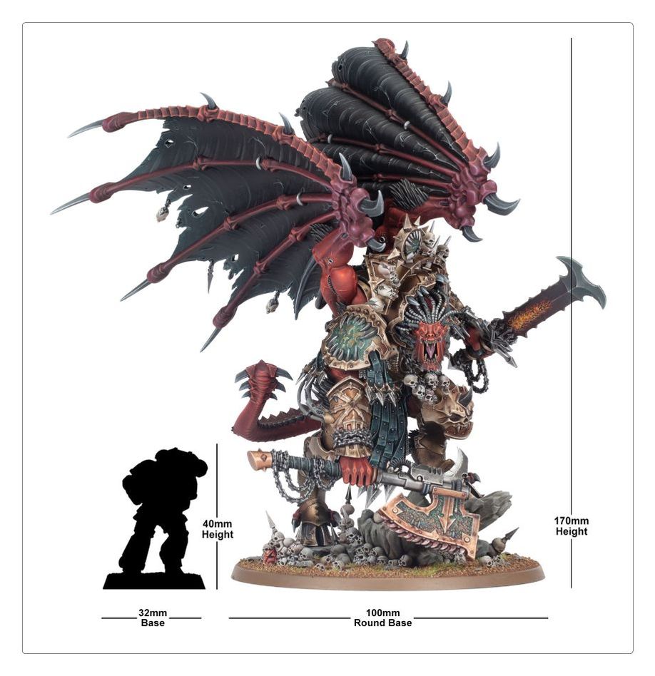 Warhammer 40k: WORLD EATERS: ANGRON DAEMON PRIMARCH OF KHORNE