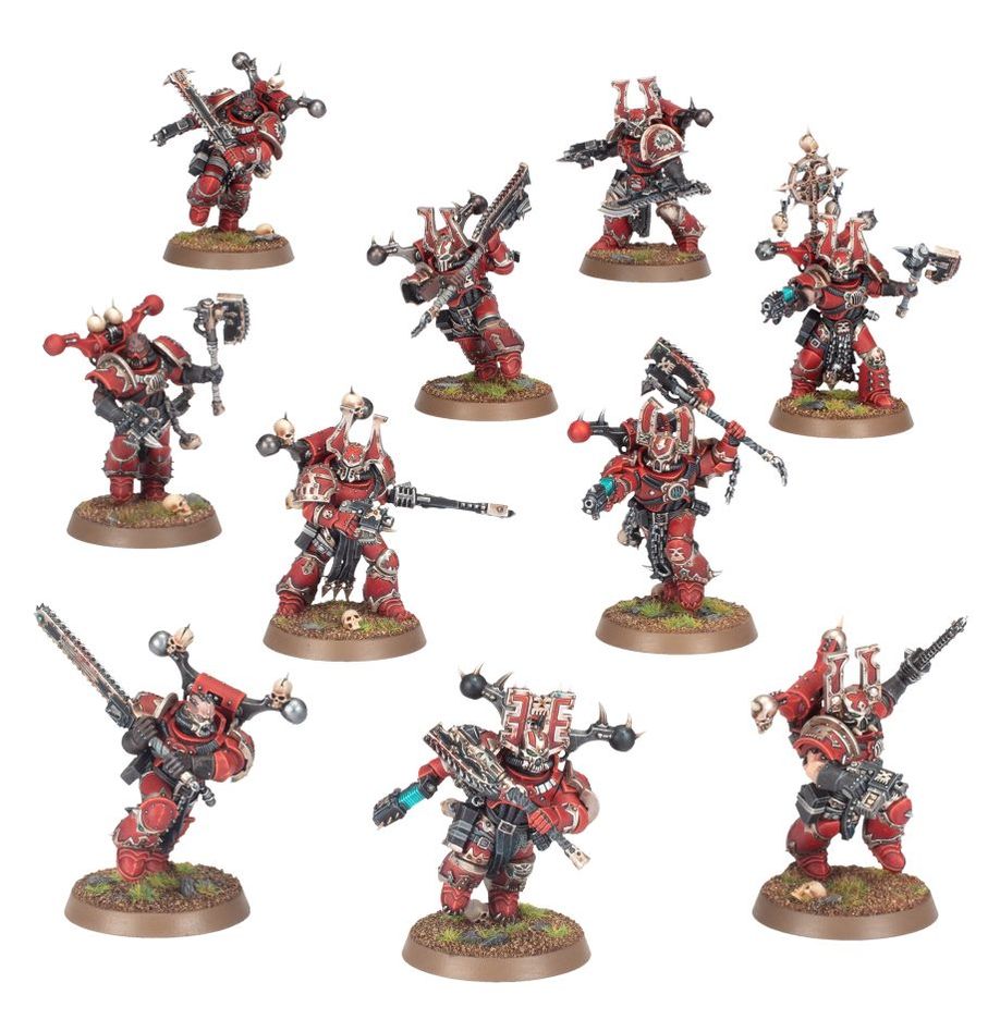 Warhammer 40K: WORLD EATERS: KHORNE BERSERKERS Games Workshop