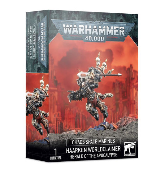 Warhammer 40k: CHAOS SPACE MARINES: Haarken Worldclaimer, Herald of the Apocalypse