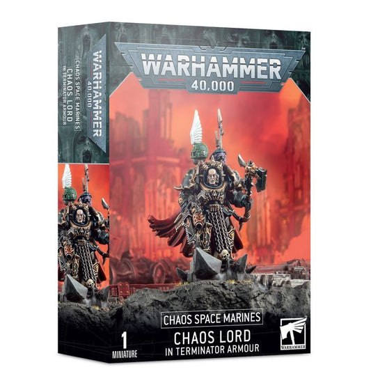 Warhammer 40k: Chaos Lord in Terminator Armour Games Workshop