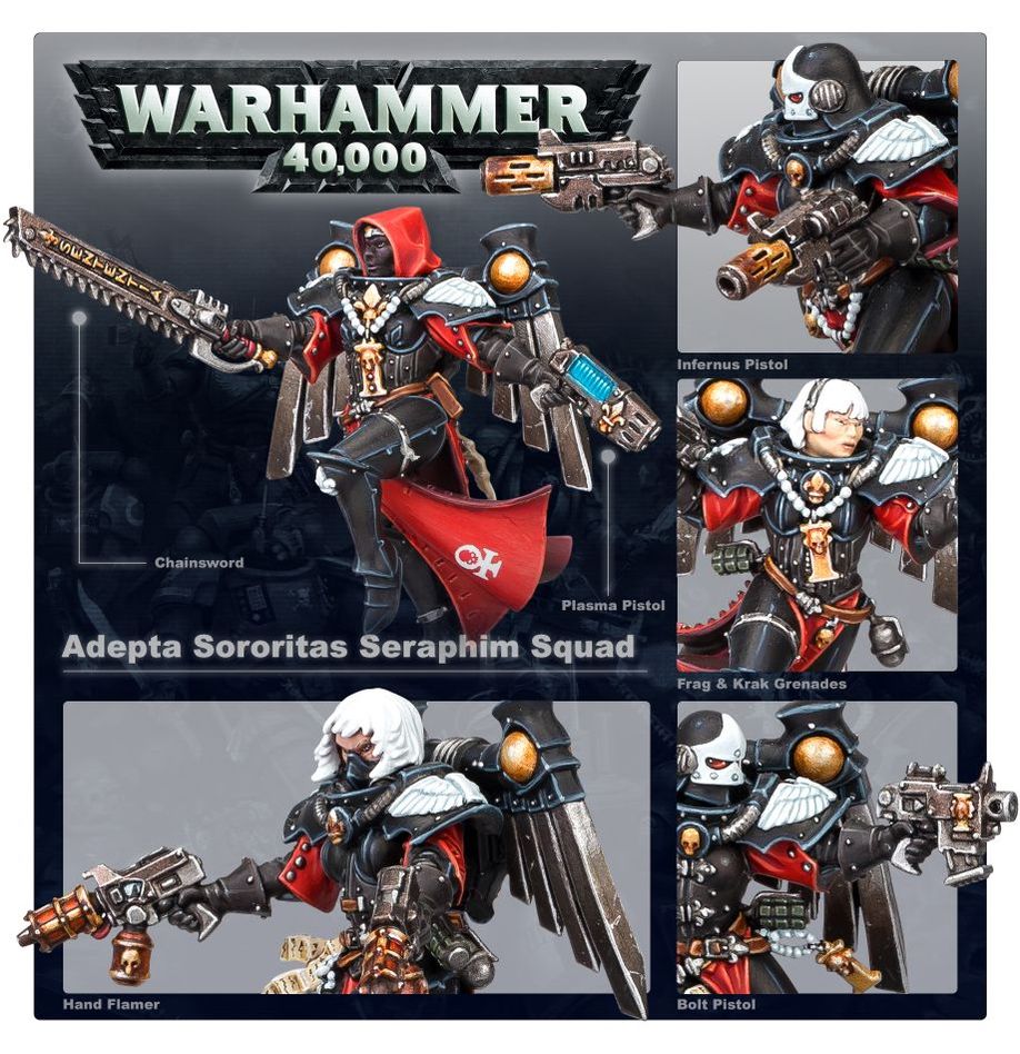 Warhammer 40K: ADEPTA SORORITAS: SERAPHIM SQUAD